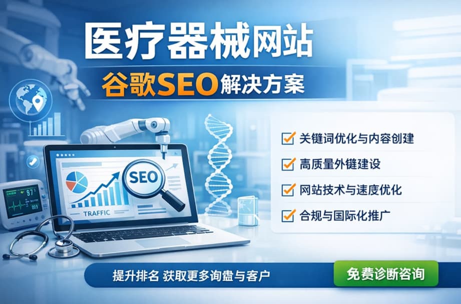 医疗器械网站谷歌SEO解决方案